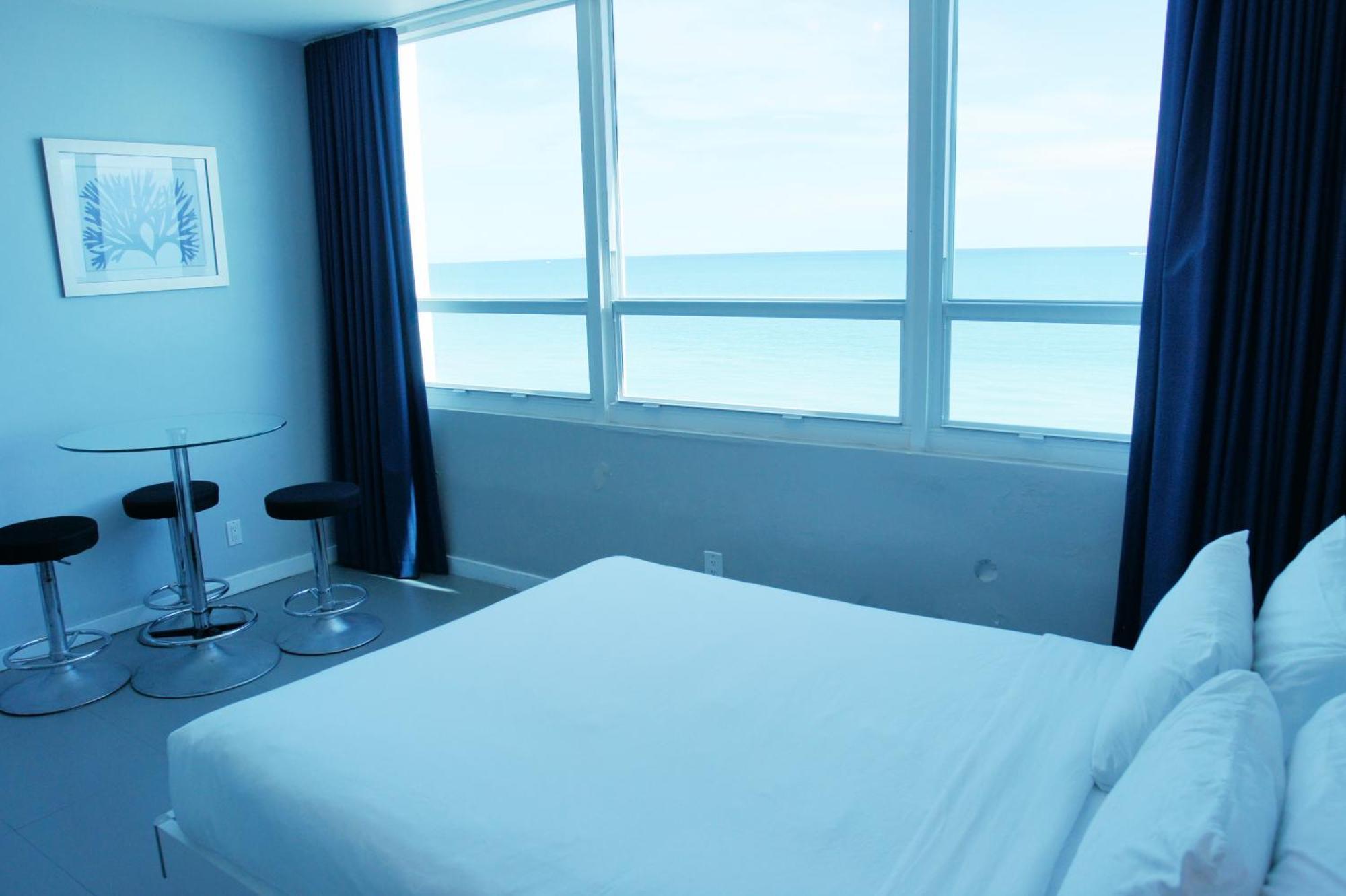 Castle 835 Oceanview Studio On Beach With Pool, Gym, Bars, And Free Parking Маямі-Біч Екстер'єр фото